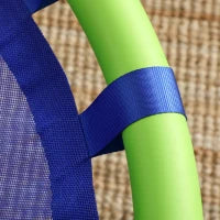 Altalena per Bambini da 3-8 Anni da Giardino Ø100cm e Corde Regolabili, Blu