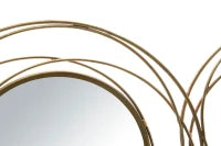 Pannello/Specchio Gold Round Cm 124,5X4X53,5