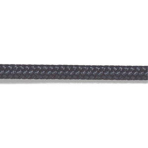 Treccia in poliestere diametro 16 mm serie standard bobina da 170 metri nera nautica