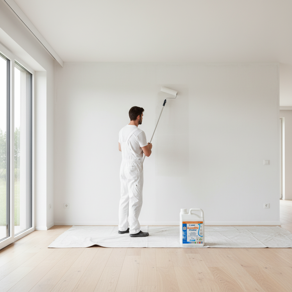 Dursilite primer fissativo base acqua trasparente per muri interni *** formato 1 lt, confezione 1