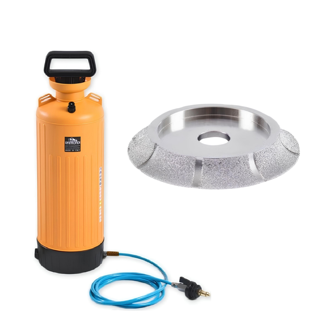 Mola sgrossatura diamantata profilo mezzo toro lavorazione piastrelle raimondi