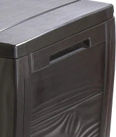 Baule da Giardino Sherwood, 270L, Effetto Legno, Marrone, 117x45x58H cm