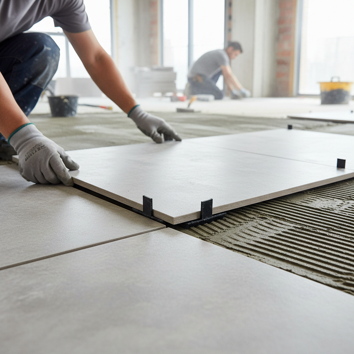 Pedana anti graffio e anti sbeccatura per sistema livellante rls