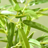 Pianta Artificiale Bambù Albero Artificiale Altezza 180 cm Con Vaso, Decorazione Interna, Molto Realistico