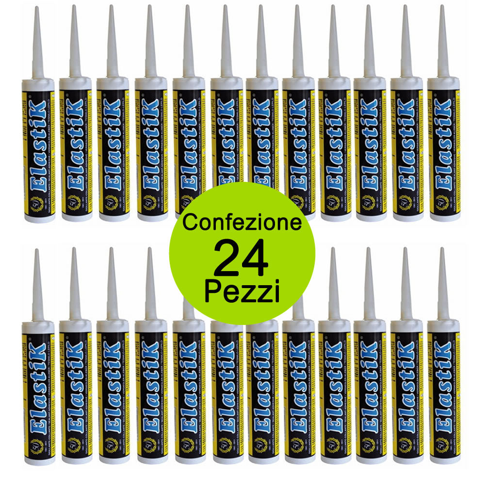 Multipack 24 pezzi cartucce elastik impermeabilizzante elastico milliliter 310 guaina