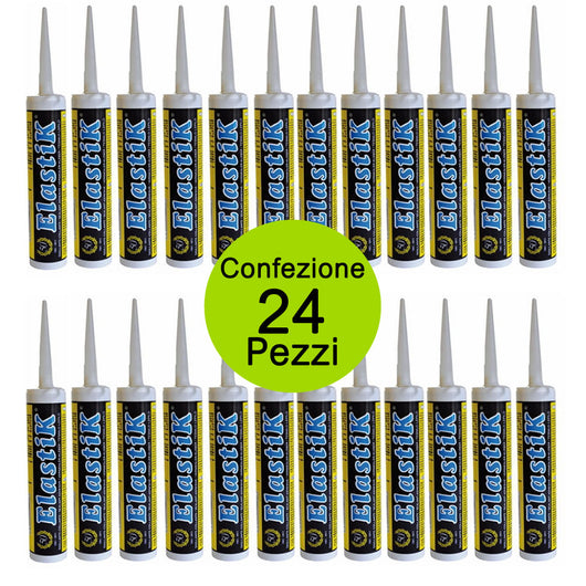 Multipack 24 pezzi cartucce elastik impermeabilizzante elastico milliliter 310 guaina