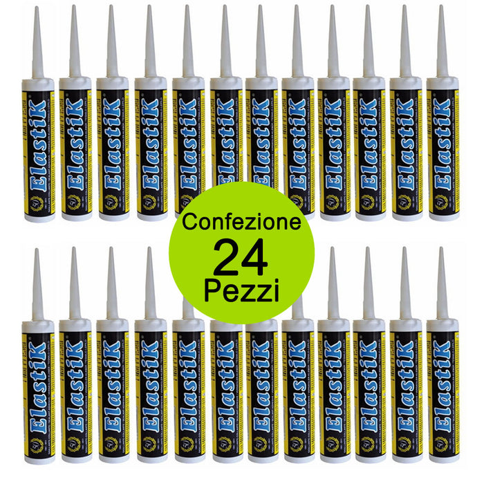 Multipack 24 pezzi cartucce elastik impermeabilizzante elastico milliliter 310 guaina