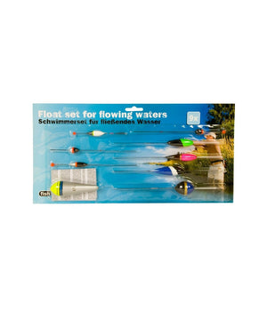 9 X Galleggianti Da Pesca Varie Misure Per Acque Stagnanti Pescatori Fish Active         