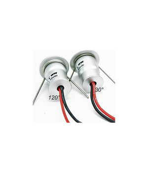 9 X Mini Faretto A Led Da Incasso 1w Cree Cob Silver Cielo Stellato Punto Luce  -bianco Freddo      -