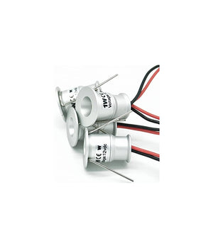 9 X Mini Faretto A Led Da Incasso 1w Cree Cob Silver Cielo Stellato Punto Luce         