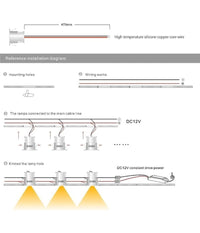 9 X Mini Faretto A Led Da Incasso 1w Cree Cob Silver Cielo Stellato Punto Luce  -bianco Caldo      -