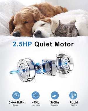 Tapis Roulant Elettrico 10 KM/H - Tapis Roulant salvaspazio - con LED, telecomando Facile da riporre 120kg - Nero