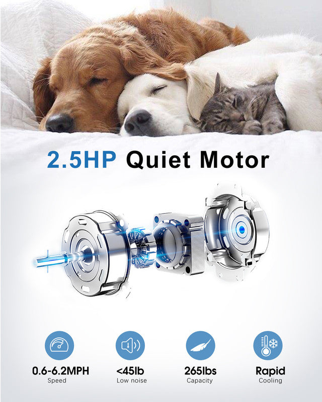 Tapis Roulant Elettrico 10 KM/H - Tapis Roulant salvaspazio - con LED, telecomando Facile da riporre 120kg - Nero