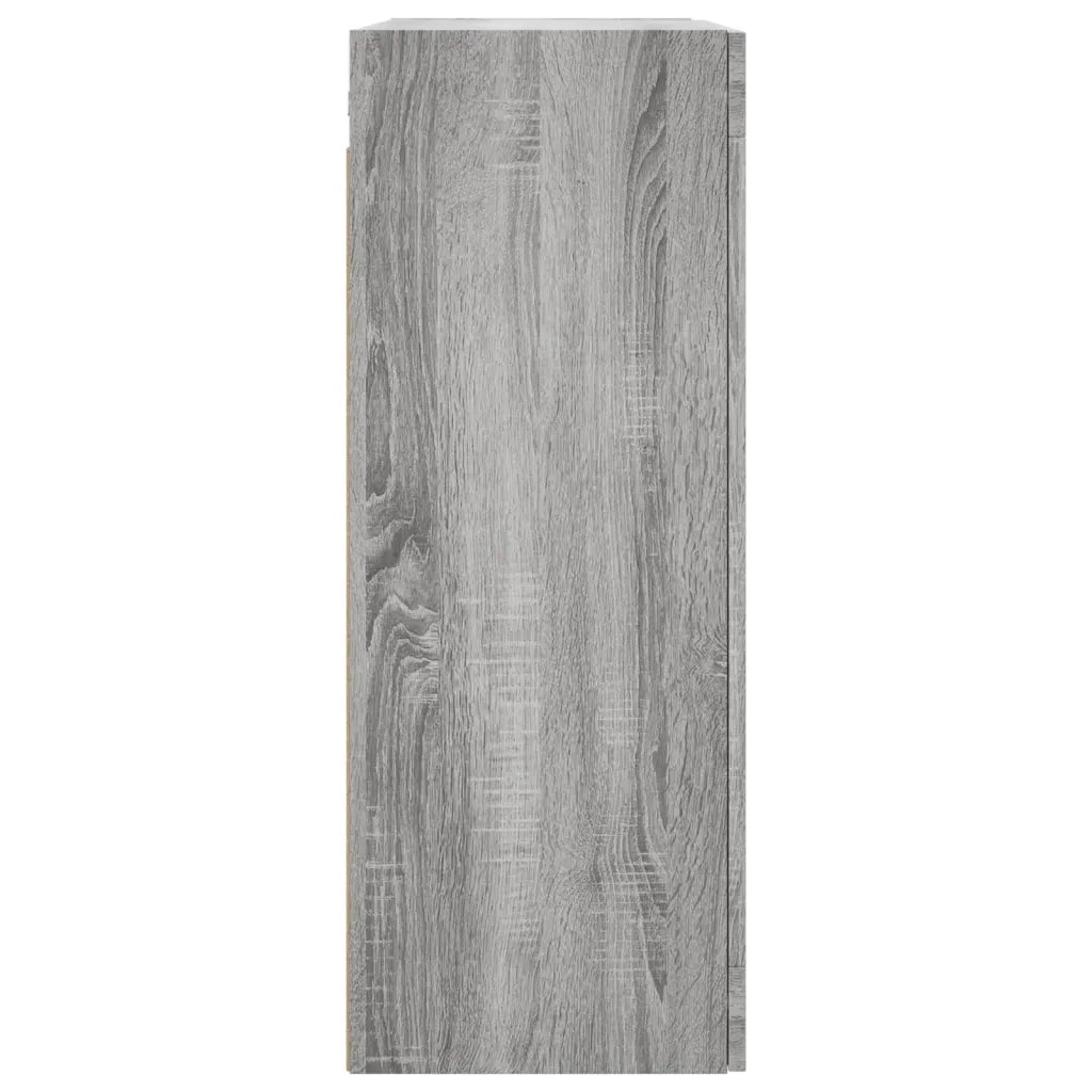 Armadietti a Parete 2 pz Grigio Sonoma in Legno Multistrato CFW2222450
