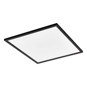 Plafoniera Moderna Salobrena-Z Alluminio Nero Luce Led Integrato 33W