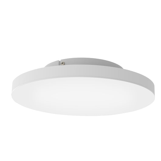 Plafoniera Moderna Turcona-Z Acciaio Bianco Luce Led Integrato 22,4W