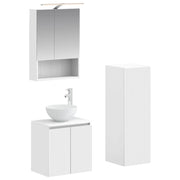 Set di mobili per il bagno 4 pcs Bianco 3407415