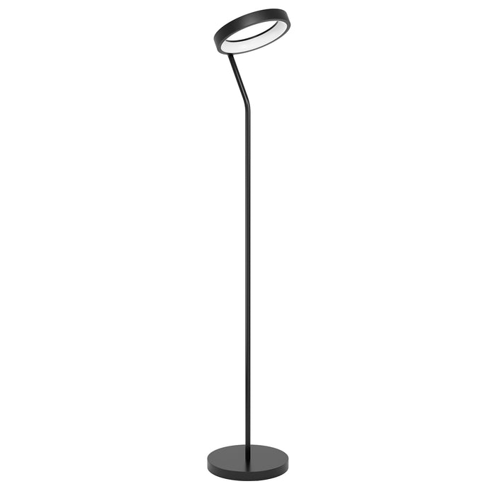 Piantana Contemporanea Marghera-Z Acciaio Nero 4 Luci Led Integrato 4W