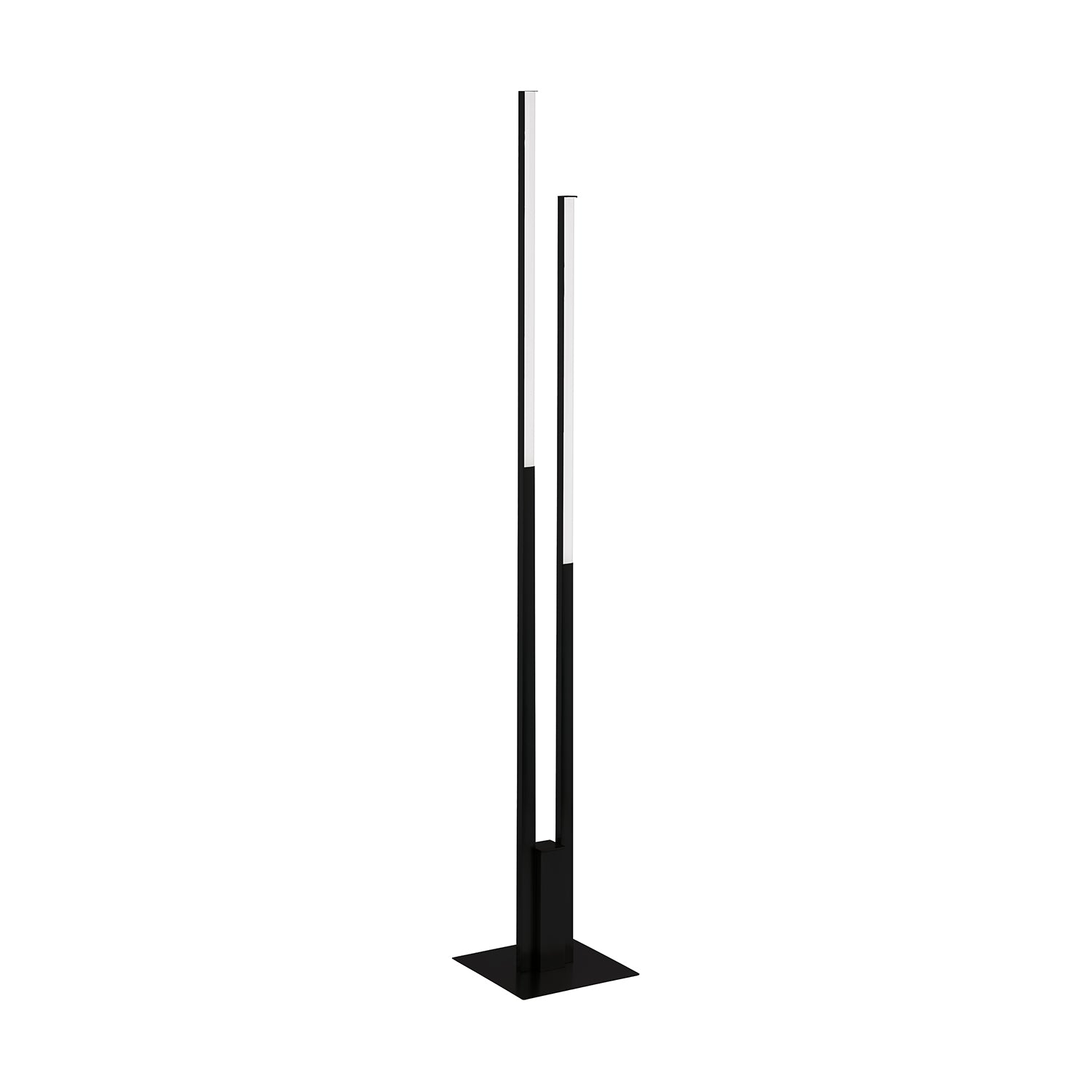 Piantana Contemporanea Fraioli-Z Alluminio Nero 2 Luci Led Integrato 17W
