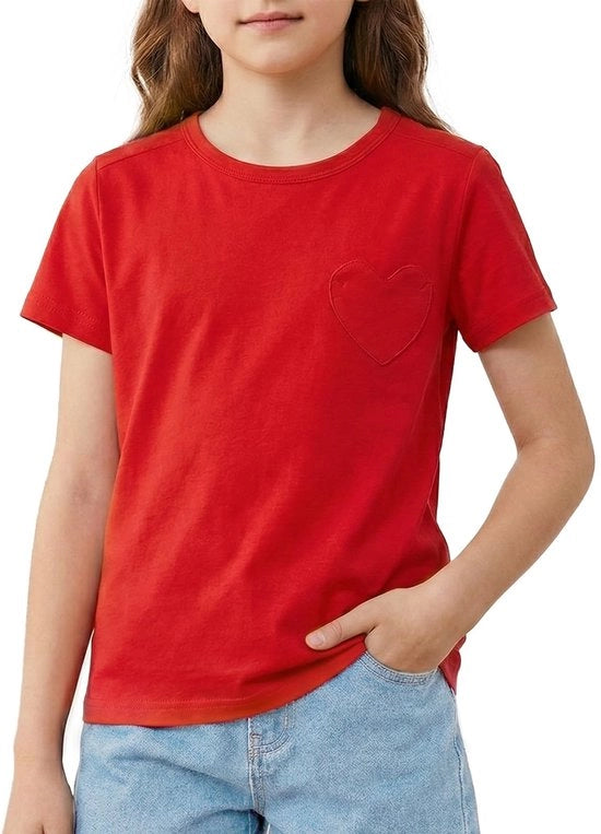 T-shirt per ragazze - Maniche corte - Tela aderente - Cappuccio - Abito estivo - Leggero e comodo