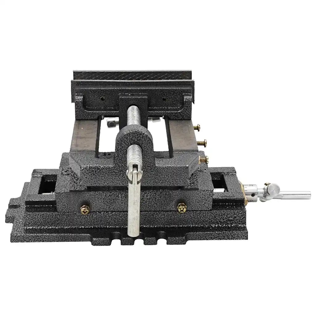 Morsa Manuale Slitta Trasversale per Trapano a Colonna 150 mm 145385