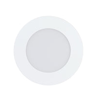 Faretto Ad Incasso Moderno Fueva Z Acciaio Bianco Led Integrato 5,4W 2700 6500K