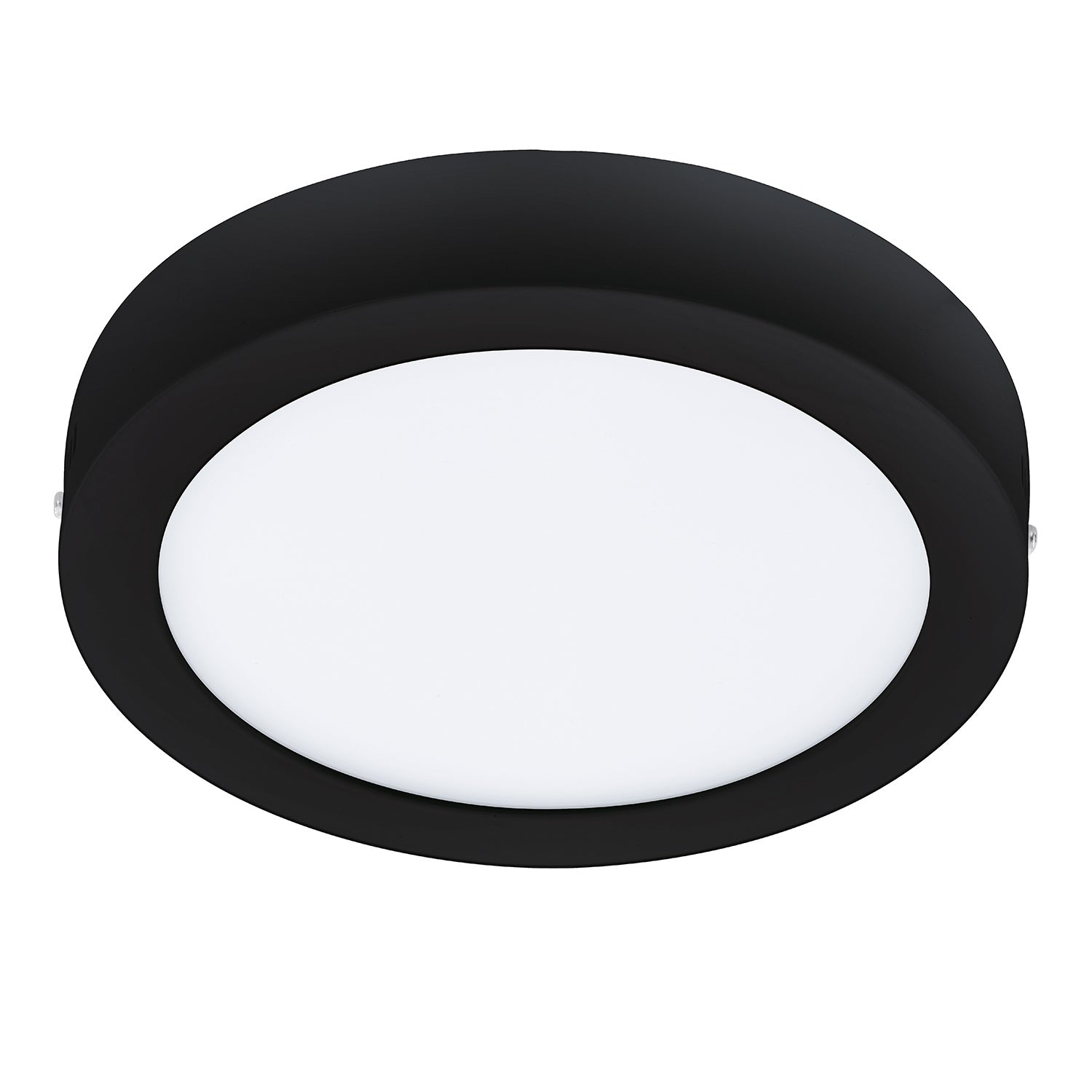 Plafoniera Moderna Fueva Z Acciaio Nero Led Integrato 16,5W 2700 6500K Ip44