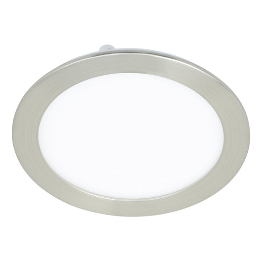 Faretto Ad Incasso Moderno Fueva Z Acciaio Nichel Satinato Led Integrato 10,5W