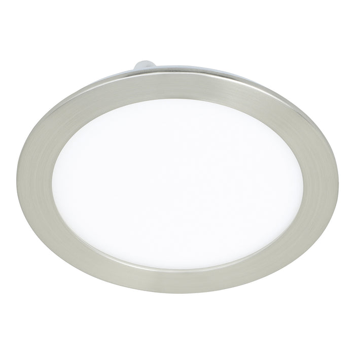 Faretto Ad Incasso Moderno Fueva Z Acciaio Nichel Satinato Led Integrato 10,5W