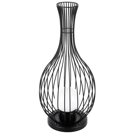 Piantana Esterno Contemporaneoa Fossombrone Metallo Nero 1 Luce E27