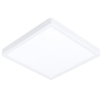 Plafoniera Quadrata Esterno Contemporaneo Argolis-Z Alluminio Bianco Led