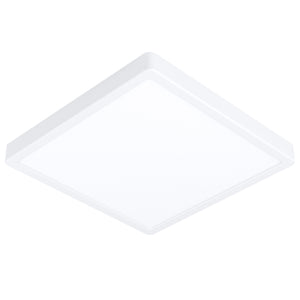 Plafoniera Quadrata Esterno Contemporaneo Argolis-Z Alluminio Bianco Led