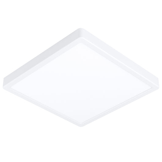 Plafoniera Quadrata Esterno Contemporaneo Argolis-Z Alluminio Bianco Led