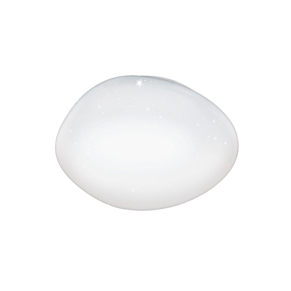 Plafoniera Contemporanea Sileras-Z Piccola Led Acciaio Bianco