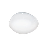 Plafoniera Contemporanea Sileras-Z Piccola Led Acciaio Bianco