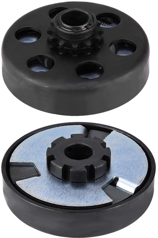 Centrifugaalkoppeling 3/4 pollici con foro - 12 denti - #35 catena - per mini bicicletta - sostituzione go-kart - alta qualità acciaio - centrifugaalkoppeling