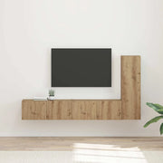 Set mobile TV 3 pcs Rovere artigianale Legno multistrato 3408996