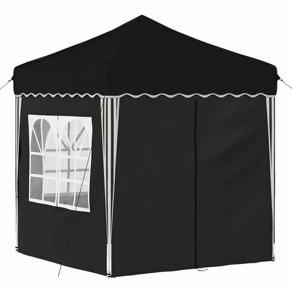 Tenda per feste a pop-up Nero 195 x 195 x 245 cm Tessuto Oxford 42019744