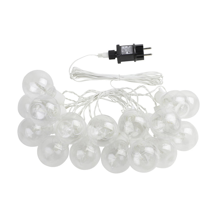 Catena Per Esterno Contemporaneo Partaj Policarbonato Bianco E Trasp Led