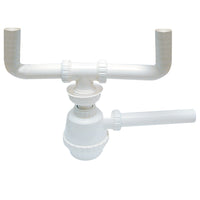 Sifone Moplen 2 Vie Senz.Piletta