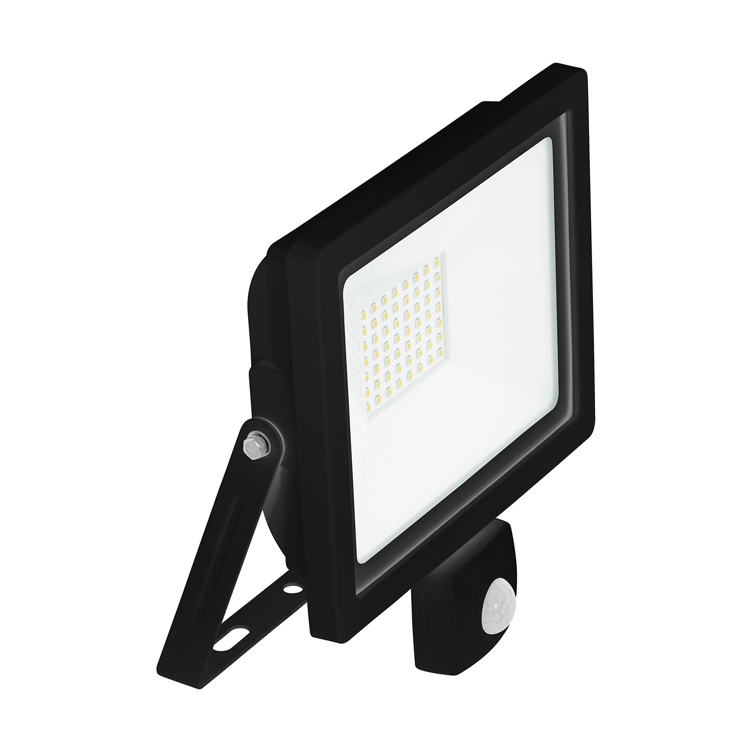 Applique Sensore Esterno Moderna Faedo 3 Alluminio Nero Led