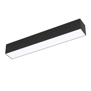 Plafoniera Piccola Esterno Moderna Salitta Alluminio Nero Policarbonato Bianco Led
