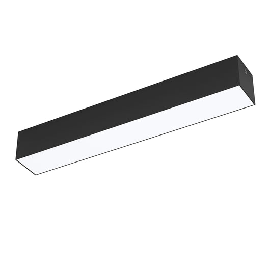 Plafoniera Piccola Esterno Moderna Salitta Alluminio Nero Policarbonato Bianco Led