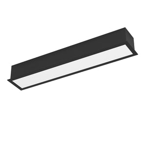 Lampada Ad Incasso Esterno Moderno Salitta Alluminio Nero Led