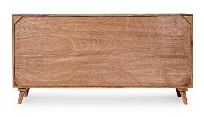 Credenza 4 Ante 177x40x90 cm in Legno Marrone