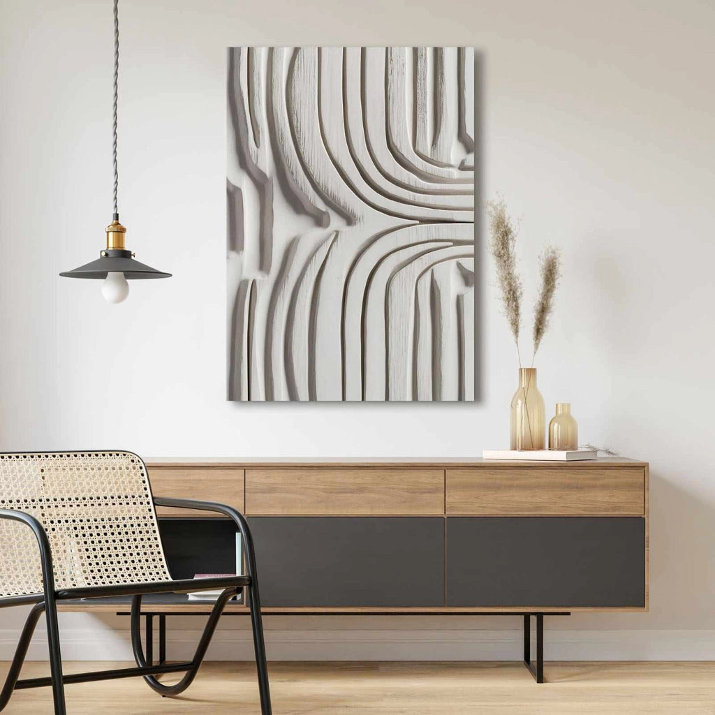 Naga, Quadro Materiale Struttura in Tessuto, 70x100h cm Multicolore
