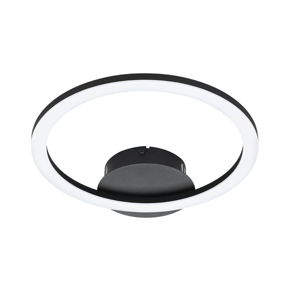 Plafoniera Moderna Parrapos-Z Led Acciaio Nero