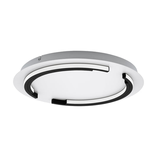 Plafoniera Moderna Zampote Alluminio Bianco Luce Led Integrato 25W Ip20