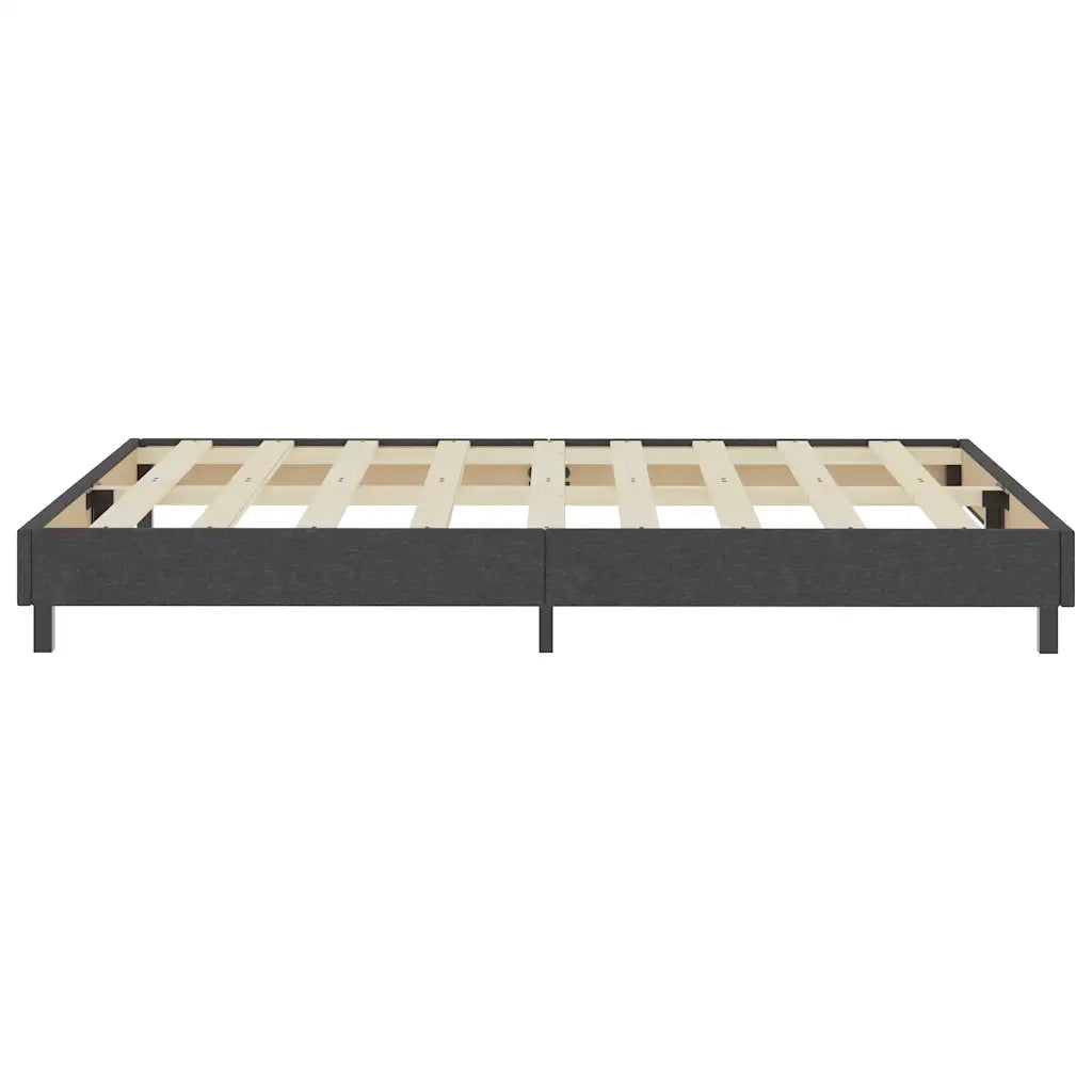Letto a Molle Grigio in Tessuto 160x200 cm 287457