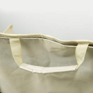 Sedia da Campeggio Pieghevole 61x54x66 cm con Borsa in Tessuto Oxford Bianca